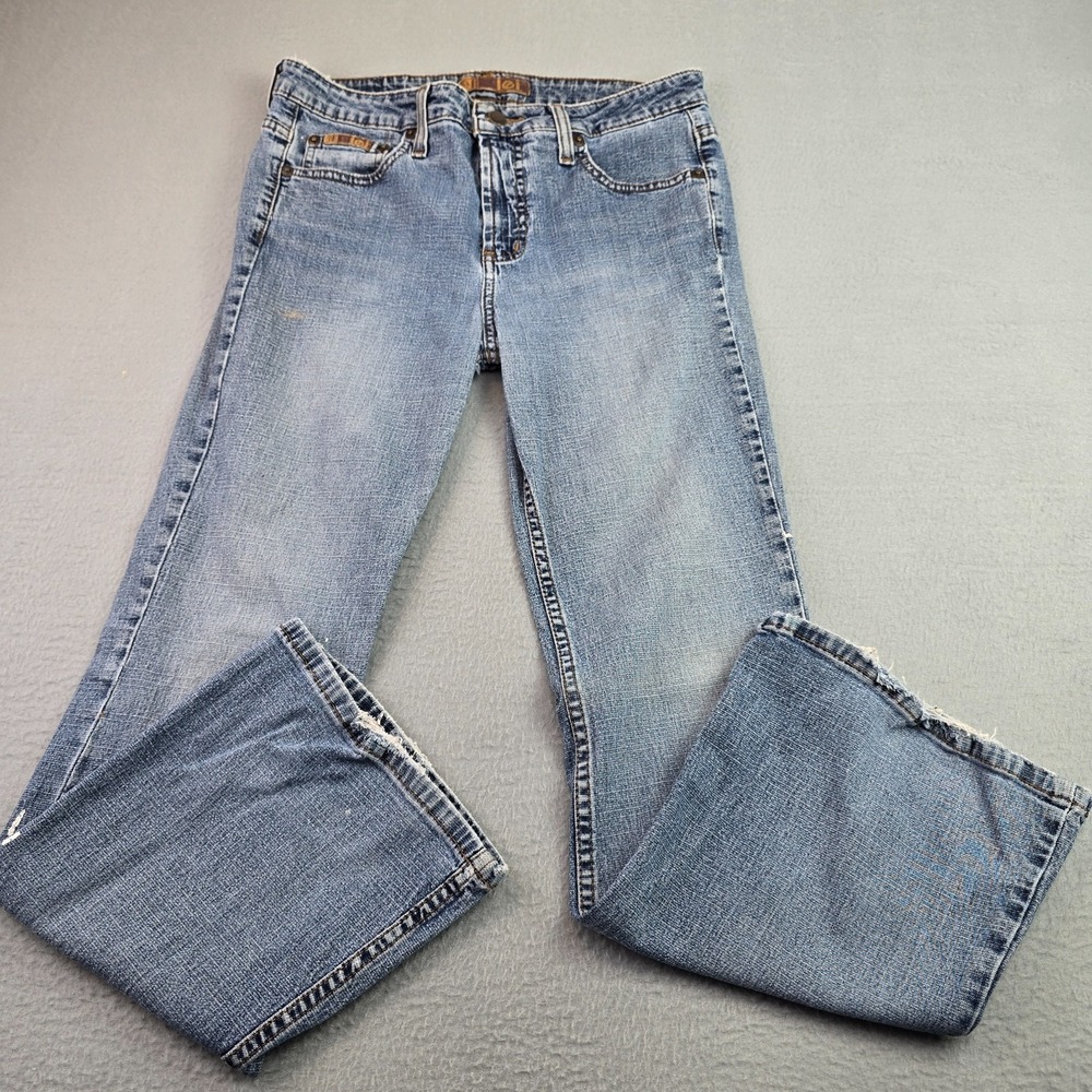 LEI Bootcut Jeans (9) Light Wash Mid Rise Stretch Denim Y2K Vintage Flare 32x31